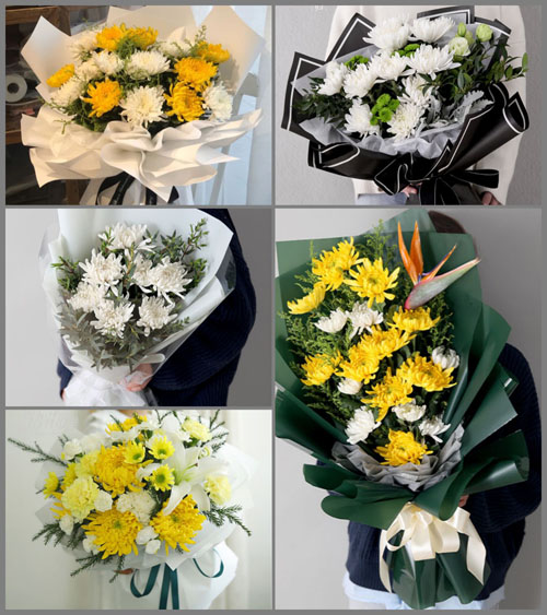 广东揭阳市普宁市南径镇横山尾村白事花束代送